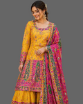 Embroidered Sharara Suit Set